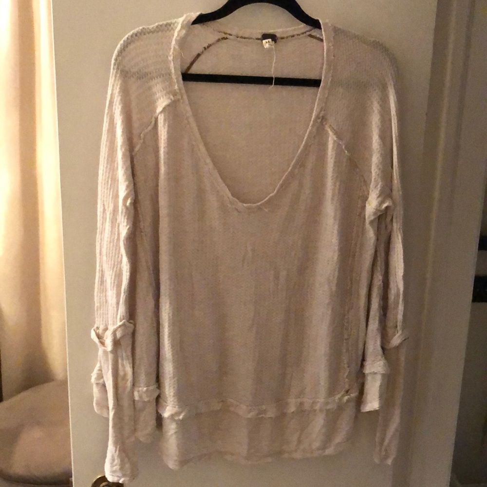 Free people waffle knit